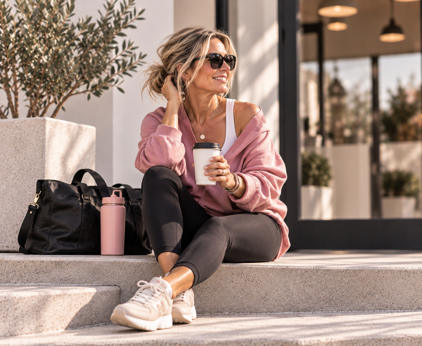 Active woman enjoying a balanced fitness and healthy lifestyle.